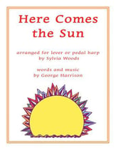Here Comes the Sun Harp Solo lever or pedal harp cover